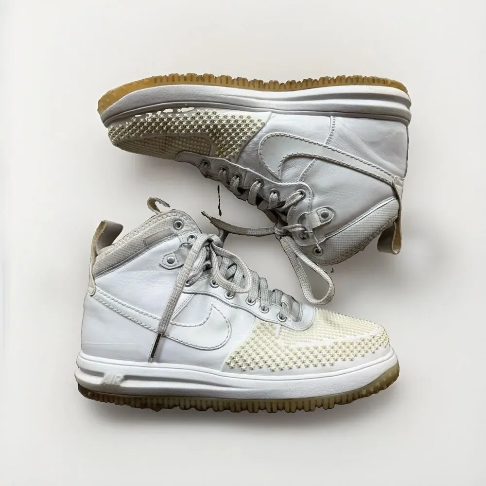 Size 11 - Nike Lunar Force 1 Duckboot Triple White